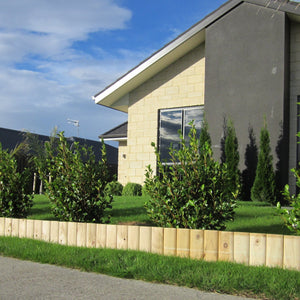 Timber Garden Edging installed in property